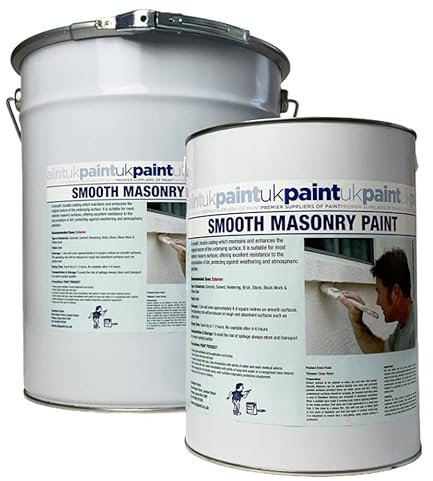 Masonry Paint - Light Grey - 20lts - Trade Smooth