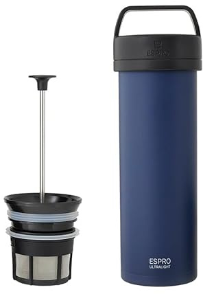 Espro P0 Ultralight Travel Coffee Press – Aegean Blue