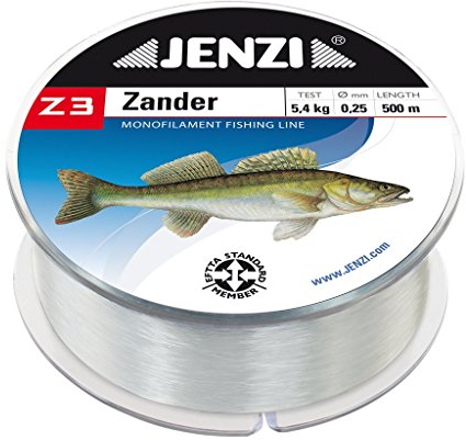 Honeyou Angelschnur Z3 Line Zander, 0,25mm, 4,8 kg, 500m