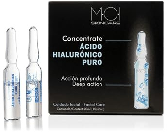Ampollas faciales CONCENTRATE ACIDO HIALURÓNICO 10 viales 2ml. M·O·I SkinCare