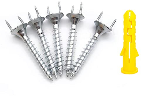 ZHUOZ 50 Uds. De clavos sin costura para zócalo de madera maciza, clavo Invisible en forma de Y, tornillos autorroscantes de doble cabeza, clavos especiales para línea de pie (3,5 cm)