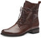 MARCO TOZZI Damen Stiefeletten zum Schnüren aus Kunstleder Flach, Braun (Cafe), 40