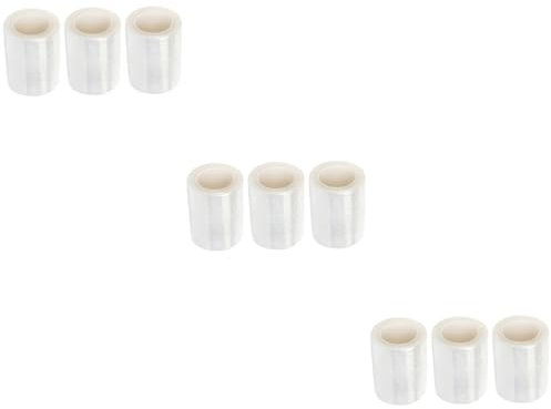Beaupretty 9rollos Envoltura Plástica Para Labios Bordado De Película Especial Para Maquillaje y Cuidado Piel Casa y Salones