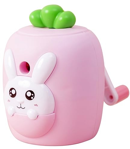 TOGEVAL Süßer Karotten-anspitzer Für Schüler Handbetriebene Tragbare Bleistiftspitzer Mit Lustigem Cartoon-design Für Schule Und Büro Einfache Handhabung Effektives Schärfen