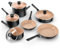 Ninja Pots and Pans Set Non Stick | Extended Life Select Ceramic Cookware Set | 10-Piece Nonstick | PFOA Free | Oven Safe to 350°F | Induction Compatible | CK89010BF