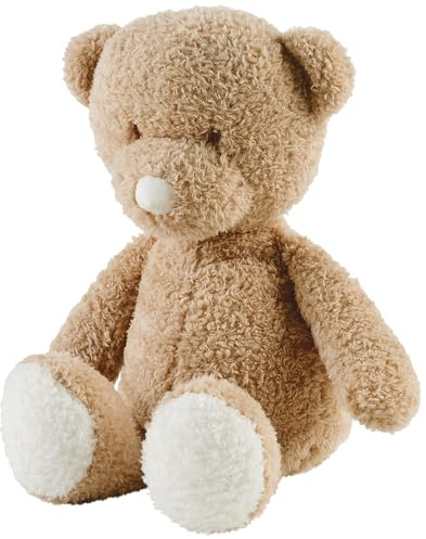 Nattou Peluche Ours, Compagnon de Route dès la Naissance, env. 30 cm, Polyester, Teddy, Brun Clair