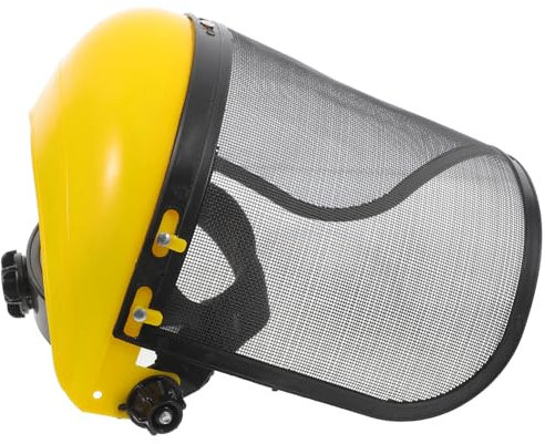 Uonlytech Protective Cap for Lawn Mower Gardening Art Hat Sturdy Safety Helmet Grass Trimmer Guard Tool for Outdoor Lawn Care Random Color