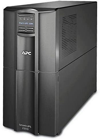 APC Smart-UPS SMT - SMT2200I - Uninterruptible Power Supply 2200VA (Line Interactive, AVR, LCD Panel, 8 Outlets IEC-C13, Shutdown Software)