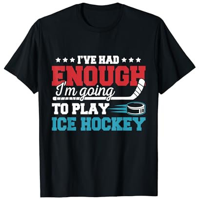 Eishockeyschläger Puck Eissport Eishockey T-Shirt