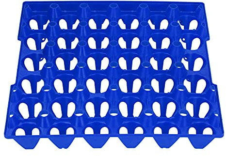 5 Pezzi di Piatti per Uova in Plastica, Cestello per il delle Uova per il Trasporto, Vassoio per Uova Impilabile, Vassoio Portauova, Portauova, Casse per il Trasporto delle