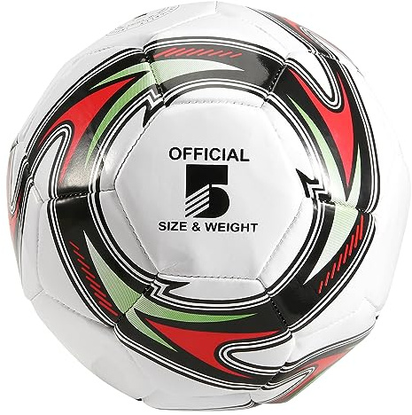 Smallterm Palla da Calcio Professionale 5, Palla da Calcio Ufficiale Allenamento, Palla da Concorso all'aperto, Dimensione 21.5 cm, 1 Palla