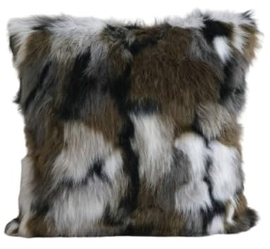 champracer kissenbezüge Kissen 2er Set Künstlich Pelz Fellkissen Dekorative Deko Kissen Kuschelkissen Flauschig Sofakissen Weich Plüschkissen für Sofa (Grün,50x50cm)