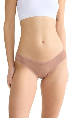 Sloggi Women's Go Crush Mini C3P, Cameo Brown, L (Confezione da 3), Cameo Brown, L