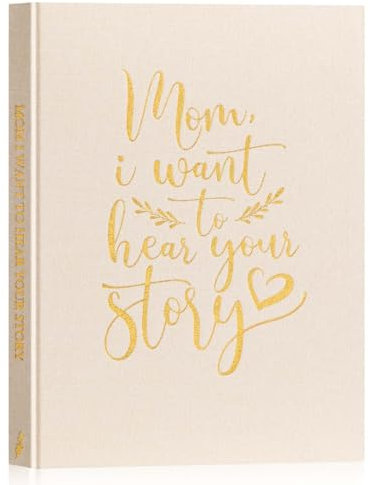 Lanpn Mama Erzähl Mir Deine Geschichte Buch Ausfüllen, Muttertag Geburtstag Geschenk Mutter von Deinem Leben Lebensgeschichte Erinnerungsbuch 270+ Fragen Mom Life Story Journal, Beige, Englisch