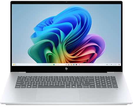 HP OmniBook 7 AI PC 17-dc0001slx, Convertibile, Copilot+ PC, Intel Core Ultra 7 258V, 32 GB RAM, 1 TB, Display 17,3 Touch FHD IPS 400 nits, Notebook, Windows 11, Laptop, Argento