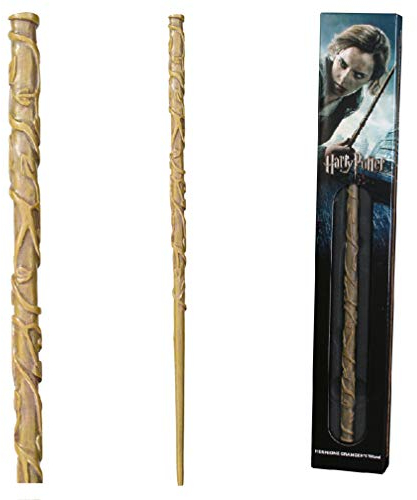 Harry Potter - Baguette de Hermione Granger - 15in (38cm) - Wizarding World Wand - Harry Potter Film Set Movie Props Wands - pour Adultes - Inclus : 1 Boîte Fenêtrée Standard - The Noble Collection