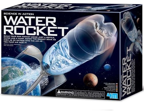 4M Mega Razzo ad Acqua – Kit Educativo STEM Riciclo e Scienza – Crea e Lancia fino a 10 Metri – Scientifico all’Aperto