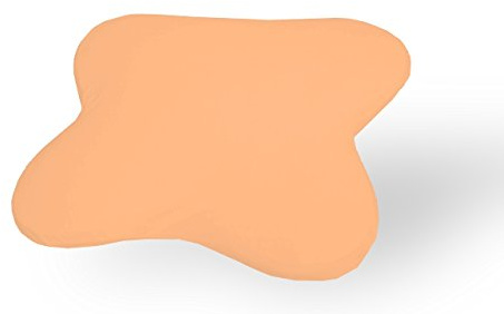 Dukal | Ersatzbezug für Ombracio/All Around Schlafkissen von Tempur | aus hochwertigem DOPPEL-Jersey | 100% Baumwolle | Farbe: apricot