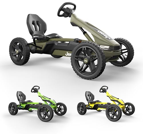 BERG Rally Jeep® Cherokee Gokart | Tretfahrzeug Kinderspielzeug geeignet für Kinder im Alter von 4-12 Jahren…
