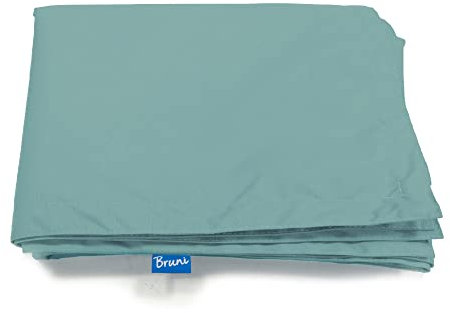 Bruni Sitzsack-Wechselhülle (minzgrün) inklusive Innenhülle - Sitzsack-Bezug für alle rechteckigen 180 x 140 cm XXL-Sitzsäcke, Indoor- und Outdoor-Sitzsack-Hülle ohne Füllung