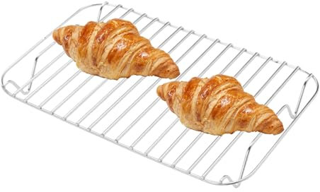 Griglia di raffreddamento,Supporto antiaderente per pasticceria e cottura | Accessori per la preparazione del pasto in acciaio inossidabile, utensili da cucina quotidiani per picnic all'aperto