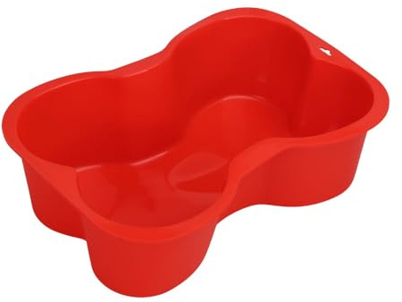 Silikonkakformar, benformad non-stick bakningsmodell, sällskapsdjur bakverk, födelsedag godis anti-läckage non-stick hundkaka