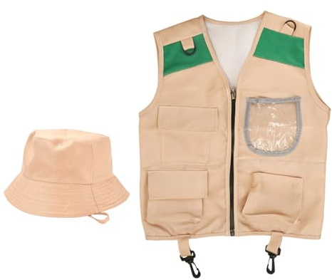 Costume Safari Explorateur Kit d'Aventure de Rôle en Extérieur