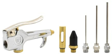 Interstate Pneumatics BZ306 Air Blow Gun Kit Standard Thumb Lever with Tips