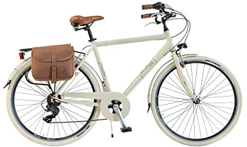 Via Veneto by Canellini Bicicletta Bici Citybike CTB Uomo Vintage Retro Via Veneto Alluminio Panna Taglia 54