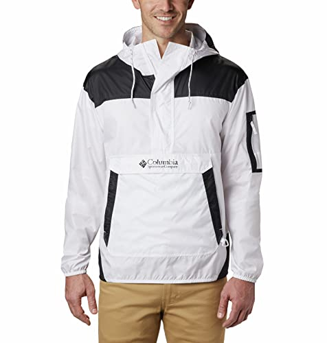 Columbia Herren Challenger Leichte Windbreaker Jacke, White, Black, L EU