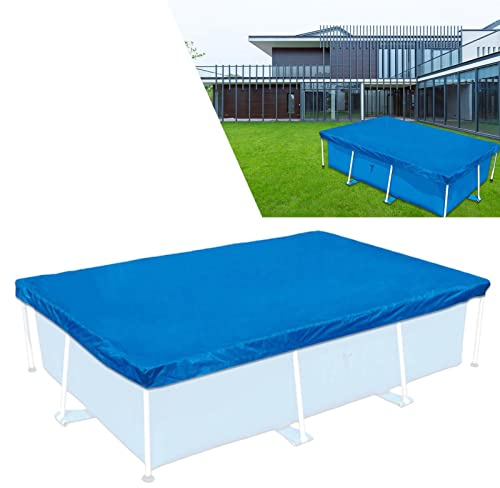 sadfd Rechteckige Poolabdeckung, 260 X 160 cm Pool Abdeckplane, Rectangular Pool, Oberirdische Poolabdeckung, Staubdichte, Regenfeste Solar Poolabdeckung, Außenpool Schutz (nur Abdeckung)