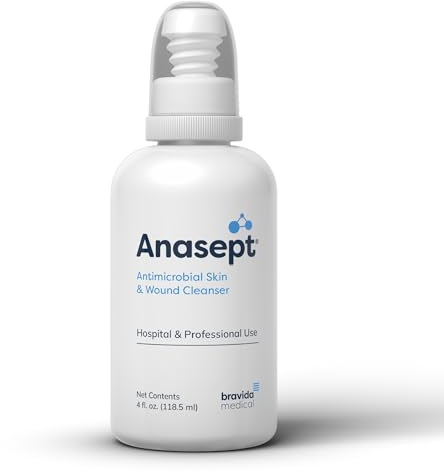 Anasept-Antimicrobial Skin and Wound Cleanser, 4 oz Bottle with Finger Pump Sprayer