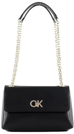 Calvin Klein Damen Re-Lock Ew Conv Crossbody K60k611084 Crossovers, Einheitsgröße, Schwarz (Ck Black), One Size