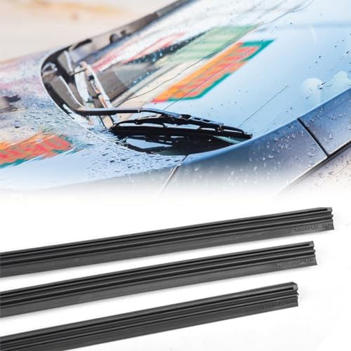 Universal Scheibenwischergummi,Wischergummi Scheibenwischer,Ersatz Wischergummi,Ersatz Gummi,Glasschäden Vermeiden,Scheibenwischer Gummi Wischergummi,Ersatzgummi universell kompatibel,700mm,3 Stück
