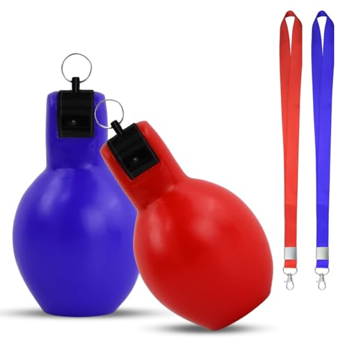 Azonelife 2Pack Handpfeife Sportunterricht, Edelstahl-Sportpfeifen, Pfeife Sport, Trillerpfeife Laut, Notfall Schiedsrichterpfeife Hand Whistle mit Umhängeband für Sportlehrer, Hundetrainer