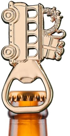 Ouvre-Bouteilles de Bière | Gadgets à Thème de Noël Ouvre-Capsules | Ouvre-Bouteille de Vin,pour Cadeaux Femmes Hommes Seniors Fête Mariage Barman Bar Maison