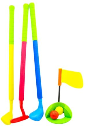 lopituwe Simuleringsgolfpaket Golfklubbset för barn Realistiskt lärande set med klubba för unga golfare Säkert för 2 3 4 5 år