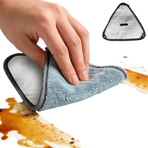 Repuestos para Fregona | 10 Recambios de Paño Triangular para Barrer,Repuesto para Mopa de Limpieza Fácil,para Suelos de Madera, Polvo, Hogar, Baño, Cocina, Salón, Dormitorio,