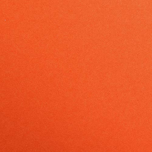 Clairefontaine 97455C Fotokarton Pack, 25 Bögen Premium, Din A4, 21 x 29.7 cm, 300 g, orange