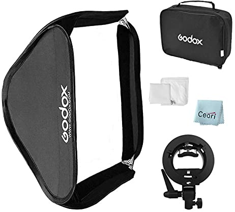 Godox Kit de Caja de luz difusor con Soporte de Bowens de Tipo S para Estudio de fotografía