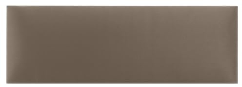 DecoNest Testiera Cuscino da parete decorazione da parete pannello acustico pannello da parete 3d lusso moderno imbottito 60 x 30 cm Beige