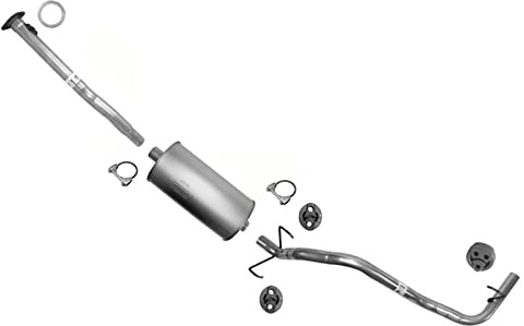 Replacement Parts For 00-04 Tacoma Pre Runner 2.7L with 121.9 Wheelbase Muffler Exhaust System