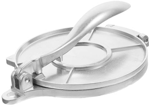COLLBATH Prensa Para Tortillas De Aluminio 20cm Máquina Para Hacer Tortillas Herramienta De Cocina Uso Doméstico Adecuado Para Tacos y Roti Fácil De Limpiar