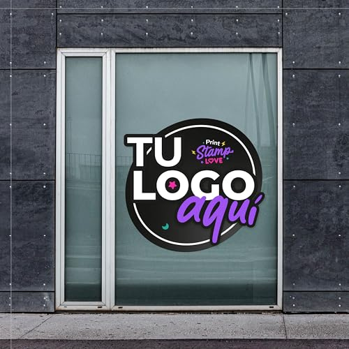 Pegatina Personalizada - Stickers Personalizados - Pegatinas Personalizadas Logo - Vinilo Adhesivo Pared - Decoracion Pared para Oficina u Hogar - Pegatinas Coche (Forma Personalizada)