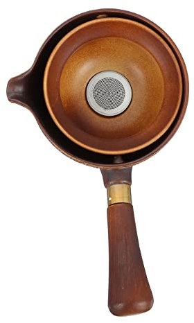 Hoement Ceramic Teapot Filter for Tea Kettle Household Water Kettle for Single Pot Practical Teapot for Tea Lovers