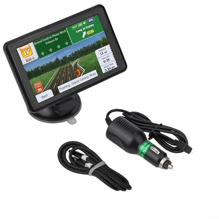 FUBESK Portatile 5 GPS Dispositivo di Navigazione 8GB ROM 128MB Per RAM Per Auto Camion Con Trasmettitore FM Lettore MP4 TFT Touch Screen Per Slot per Scheda SD