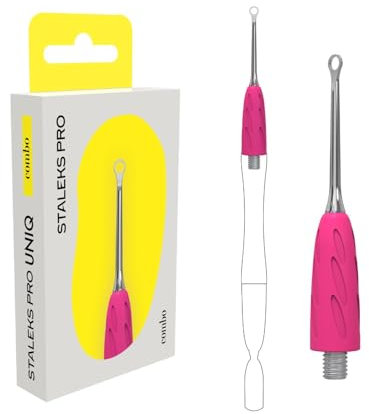 STALEKS PRO by Natury Nails Spintore parte intercambiabile. Acciaio inossidabile e silicone sterilizzabile. Manicure e pedicure. GUMMY Combo (UNIQ 11)