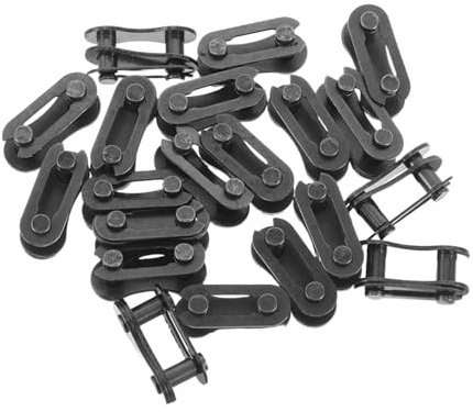 UPKOCH 20pcs Bicycle Chain Link Connector Steel Cycling Chain Repair Tool Kit Missing Link Connectors