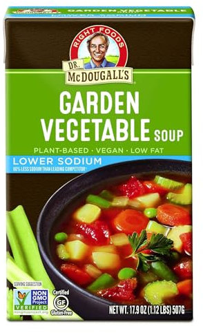 Dr. McDougall's - Gluten-Free Lower Sodium Soup Garden Vegetable - 17.9 fl. oz.
