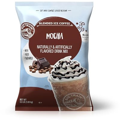 Big Train Mocha Blended Ice Coffee Beverage Mix, 3.5 Pound (Pack of 1)